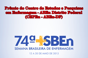Prêmio: Centro de Estudos e Pesquisas em Enfermagem – ABEn-DF