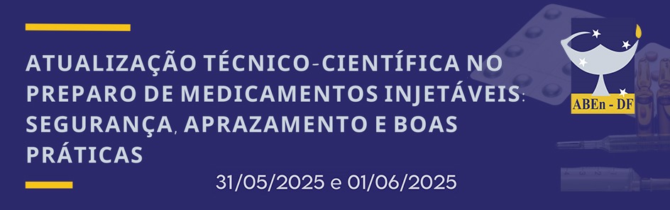 Curso Atualização Ténico-Científica no Preparo de Medicamentos Injetáveis: Segurança, Aprazamento e Boas Práticas