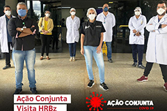 Ação conjunta Covid-19 visita o HRBz para averiguar condições de trabalho