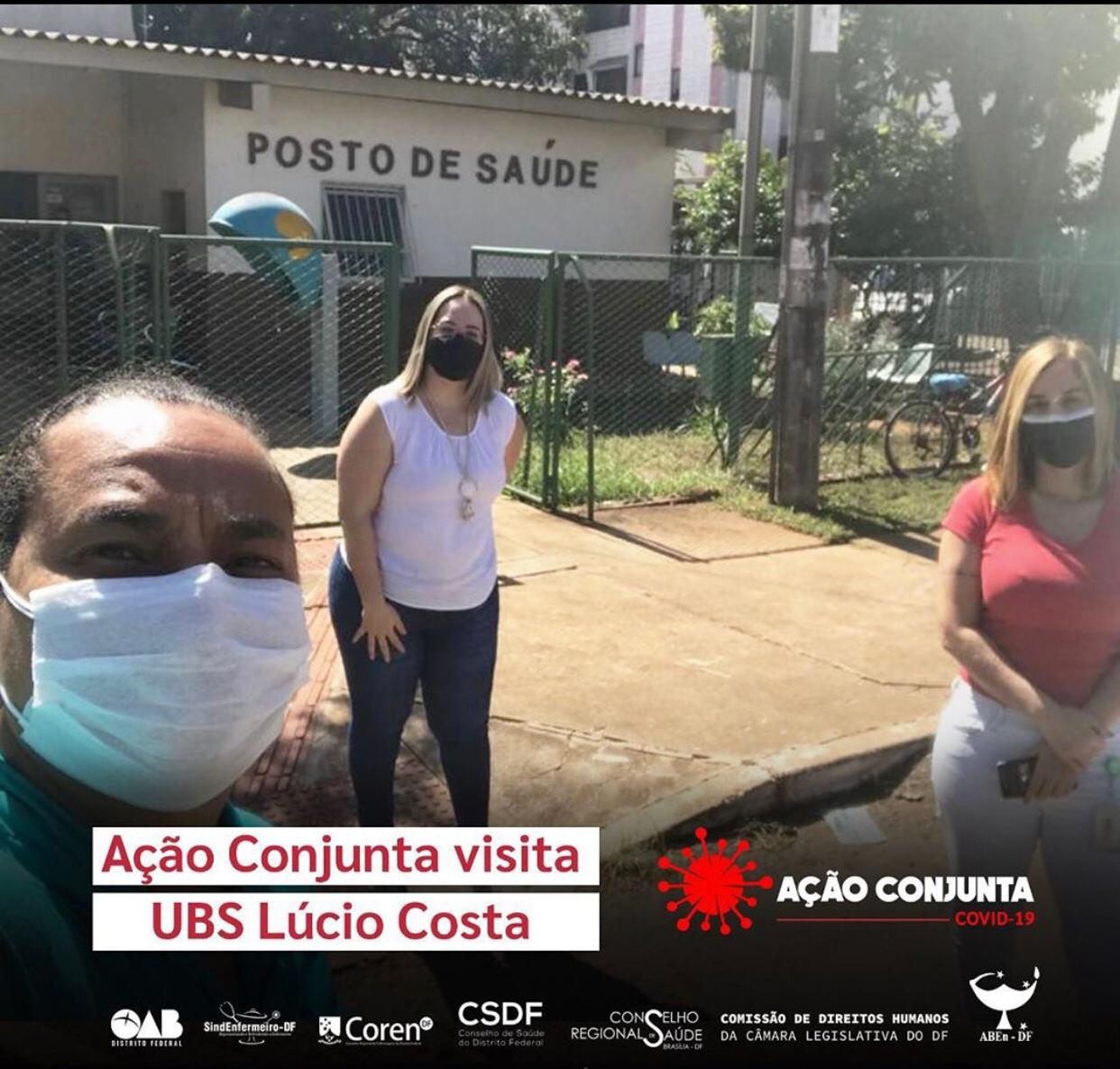 Ação Conjunta Covid-19 visita UBS Lúcio Costa para averiguar condições de trabalho